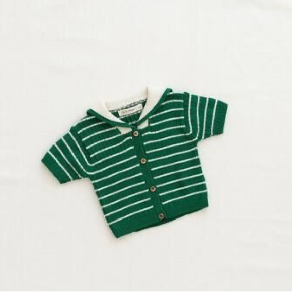 NWOT HTF fin& vince green sailor knit - Picture 1 of 5